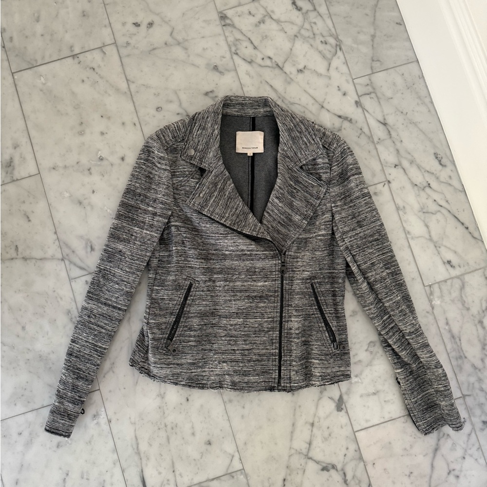 Rebecca Taylor Charcoal Gray Blazer